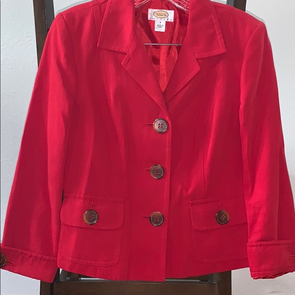 Red Talbots blazer - Picture 2 of 6